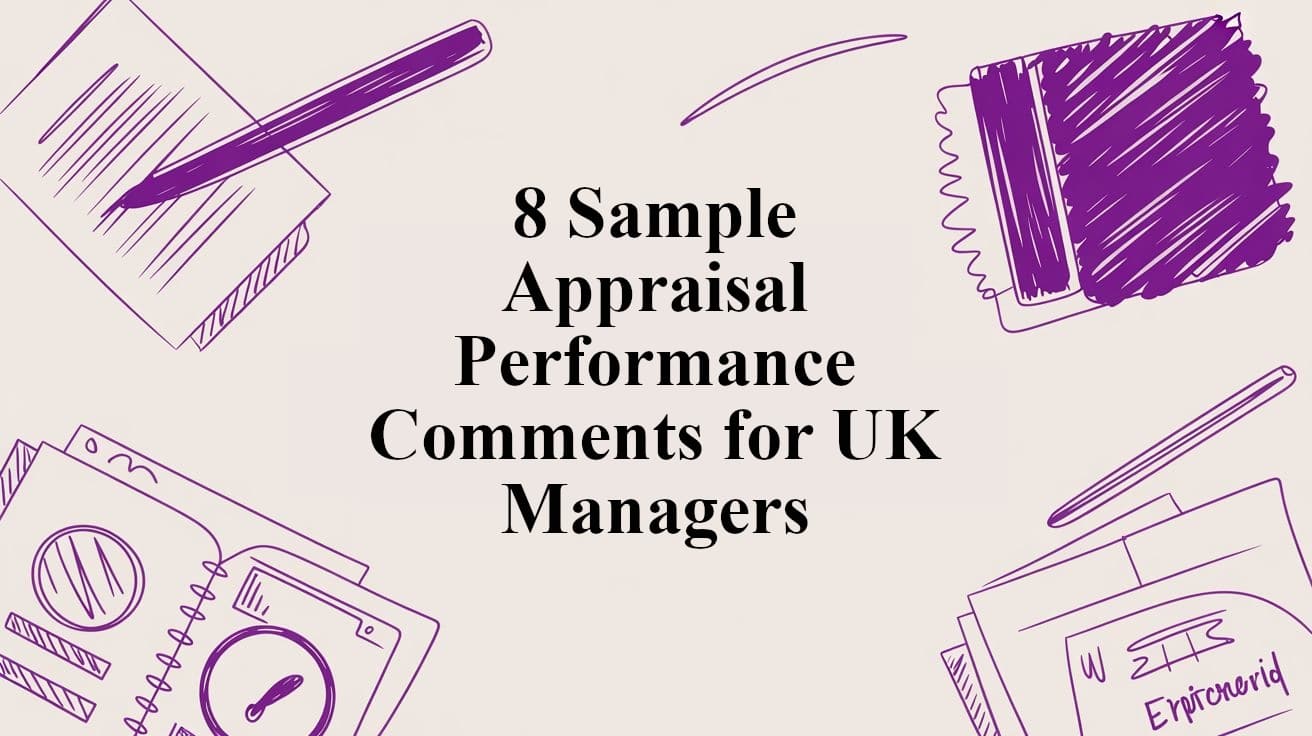 8 Sample Appraisal Performance Comments for UK Managers