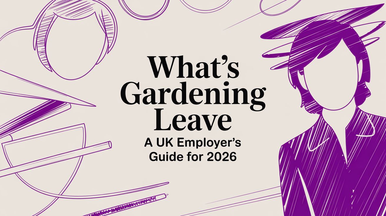 What's Gardening Leave A UK Employer's Guide for 2026