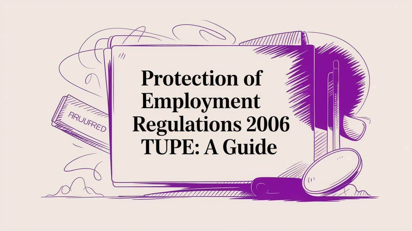 Protection of Employment Regulations 2006 TUPE: A Guide