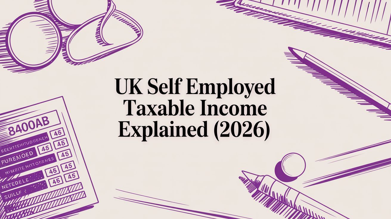 UK Self Employed Taxable Income Explained (2026)