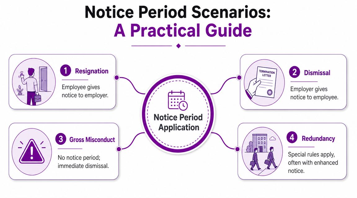 How Notice Periods Work in Common Scenarios