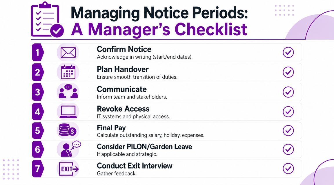 A Practical Checklist for Managing Notice Periods